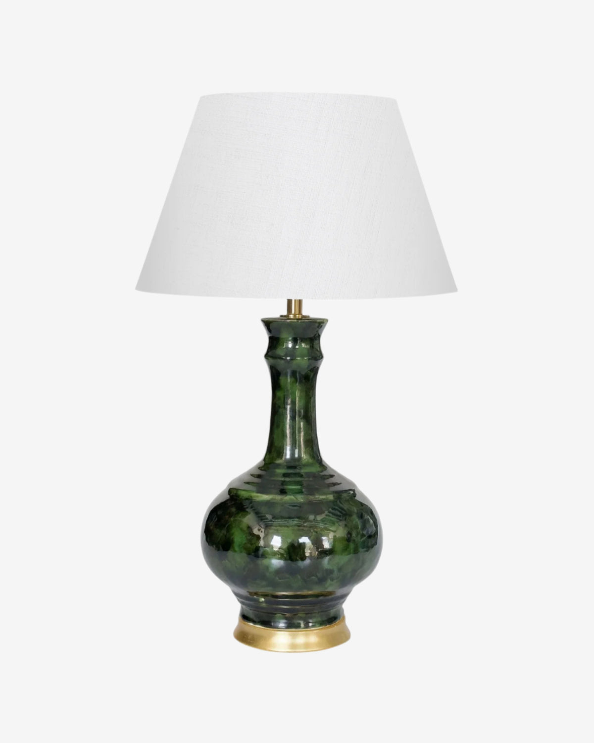 Green Tortoise with Gold Stand with 16&quot; Empire
