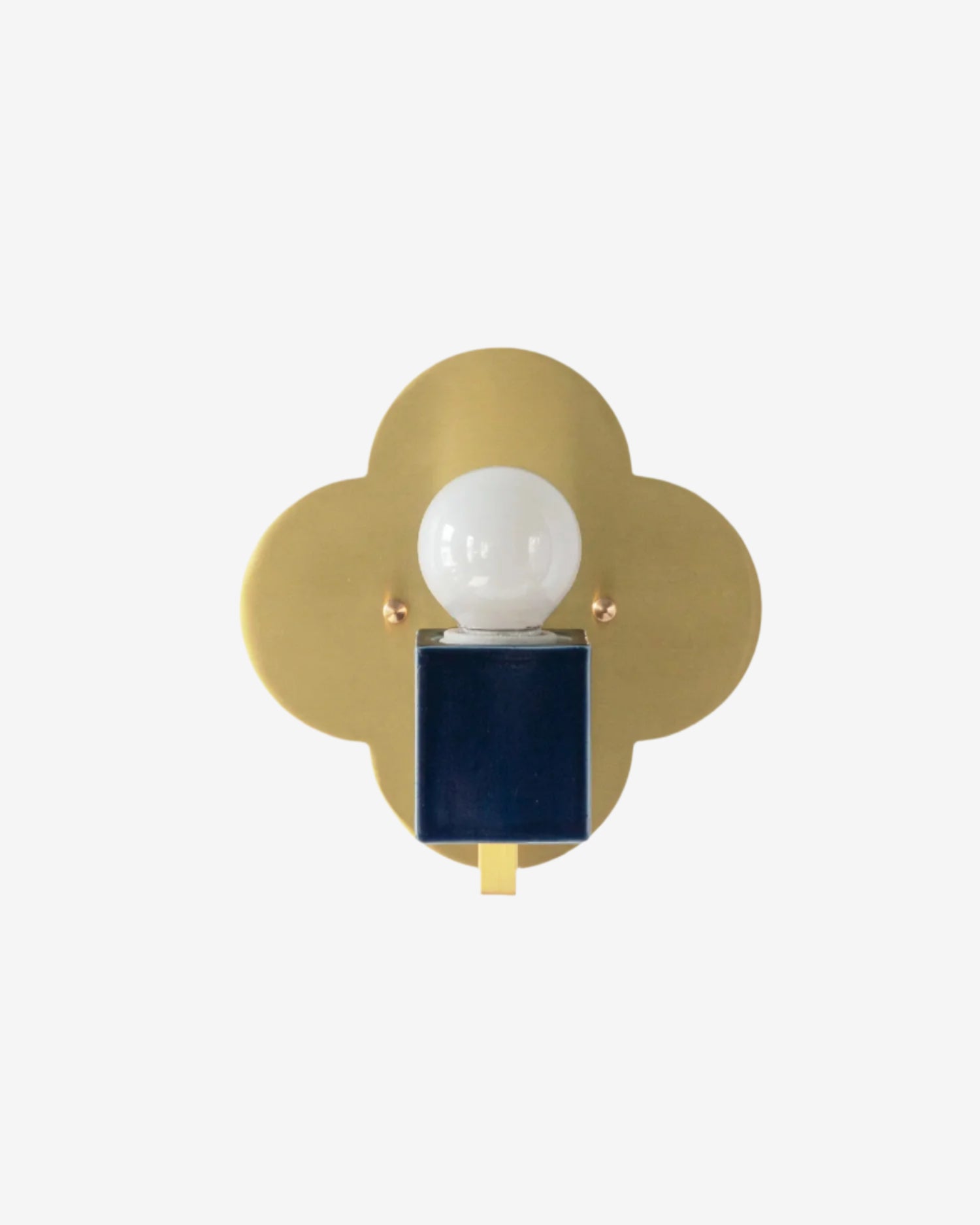 Navy with Hewn Brass