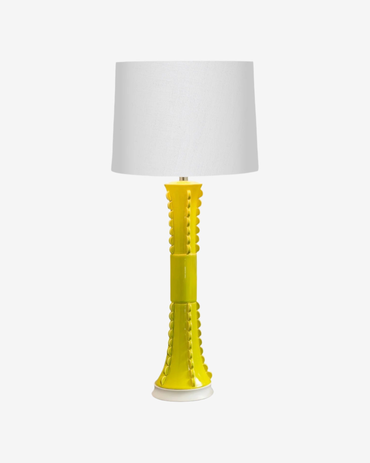 Lime on a Custom White Lacquer Stand with 14" Drum