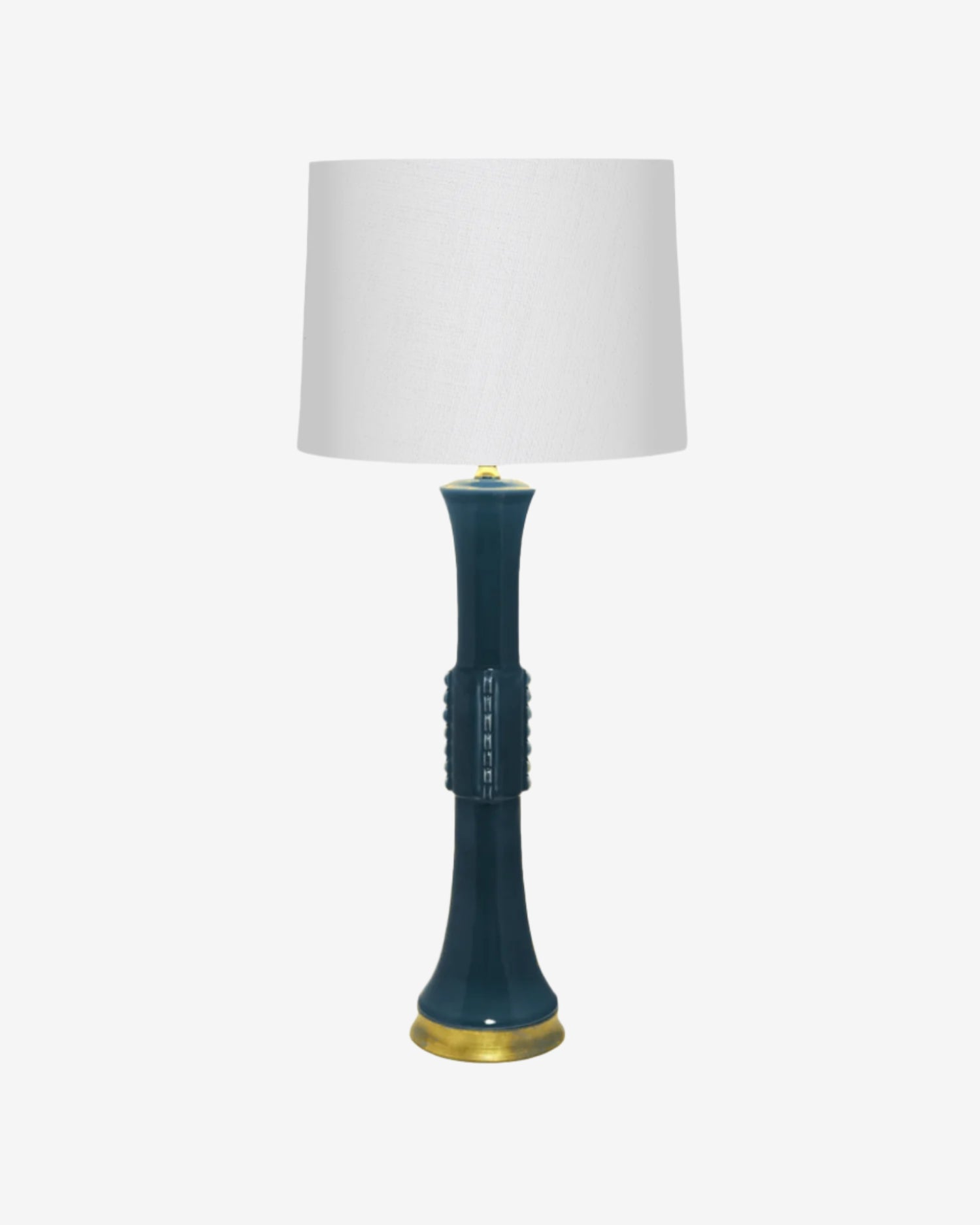 Teal on a Gold Stand with 14" Drum