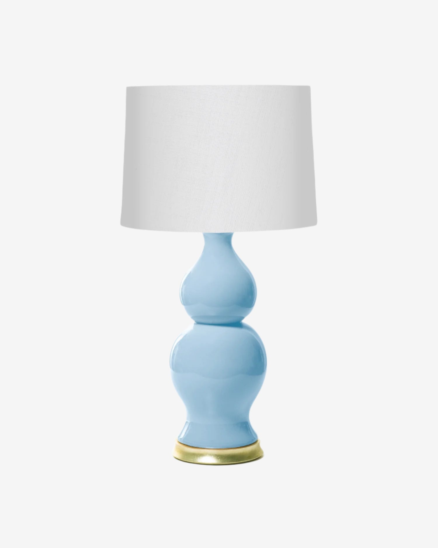 Cornflower on Gold Stand with 16" Drum