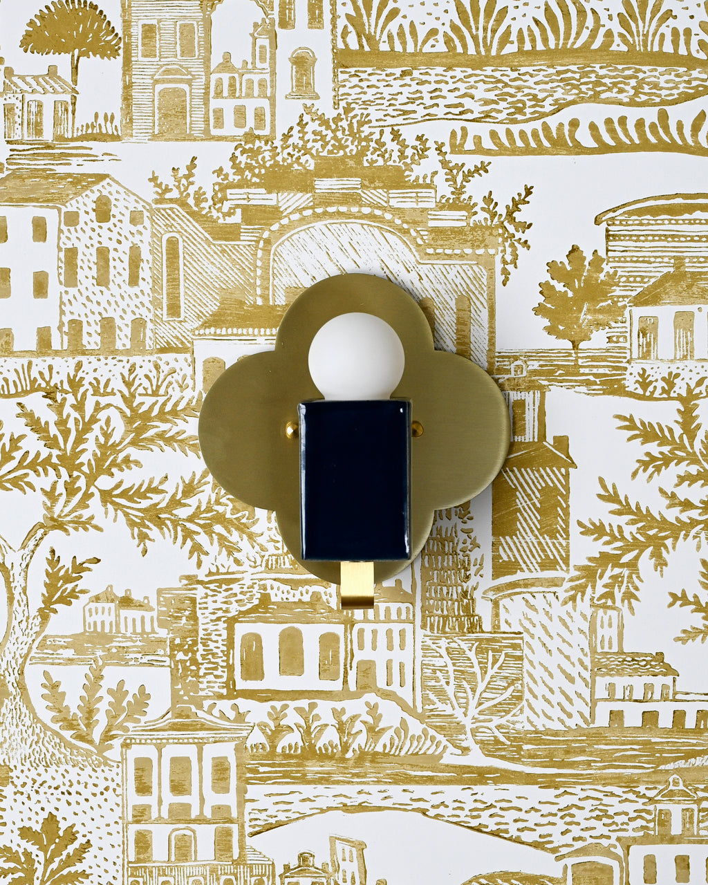 Navy with Hewn Brass 