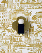 Navy with Hewn Brass 