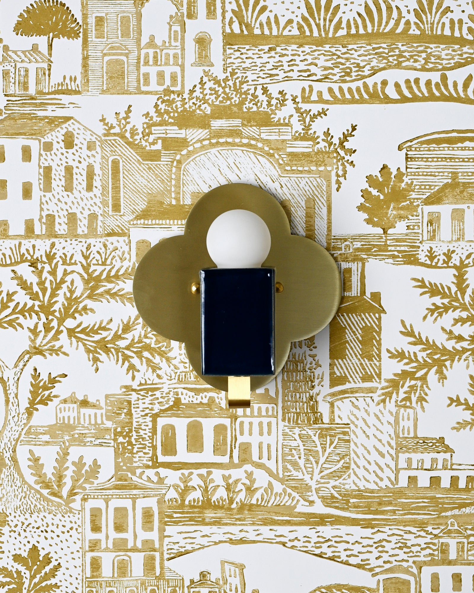 Navy with Hewn Brass 