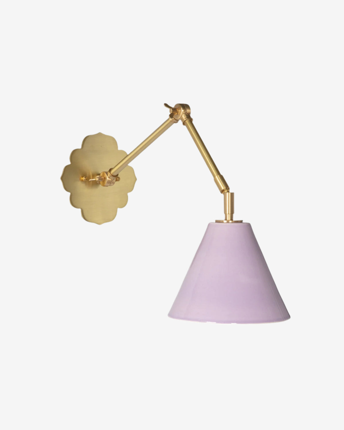 Orchid with Hewn Brass