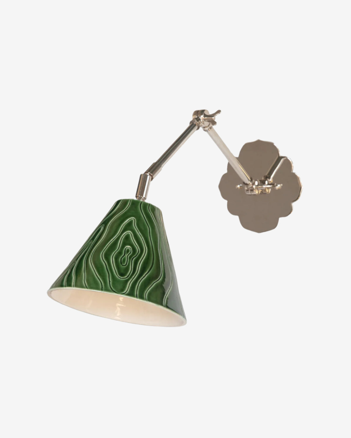 Thyme Faux Bois with Polished Nickel