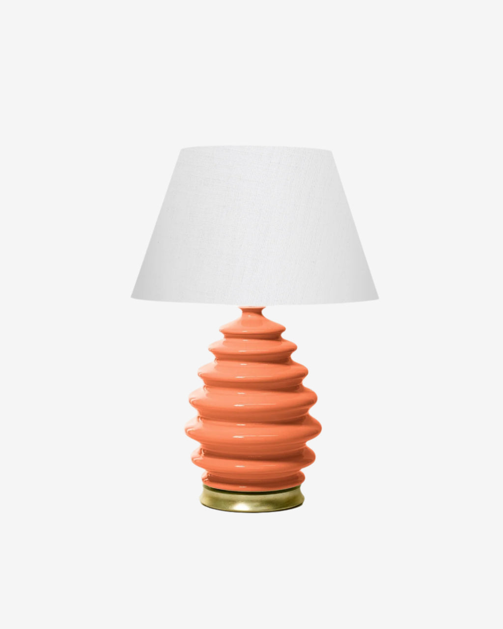 Papaya on Gold Stand with 16" Empire