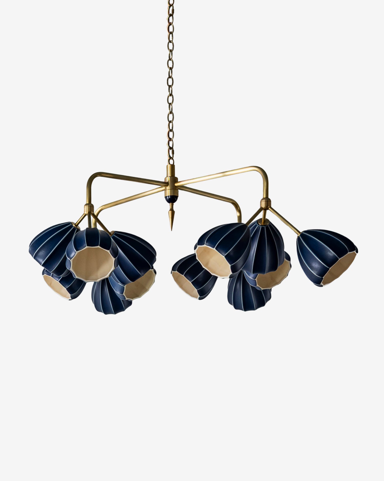 Matte Nightfall with Hewn Brass Hardware