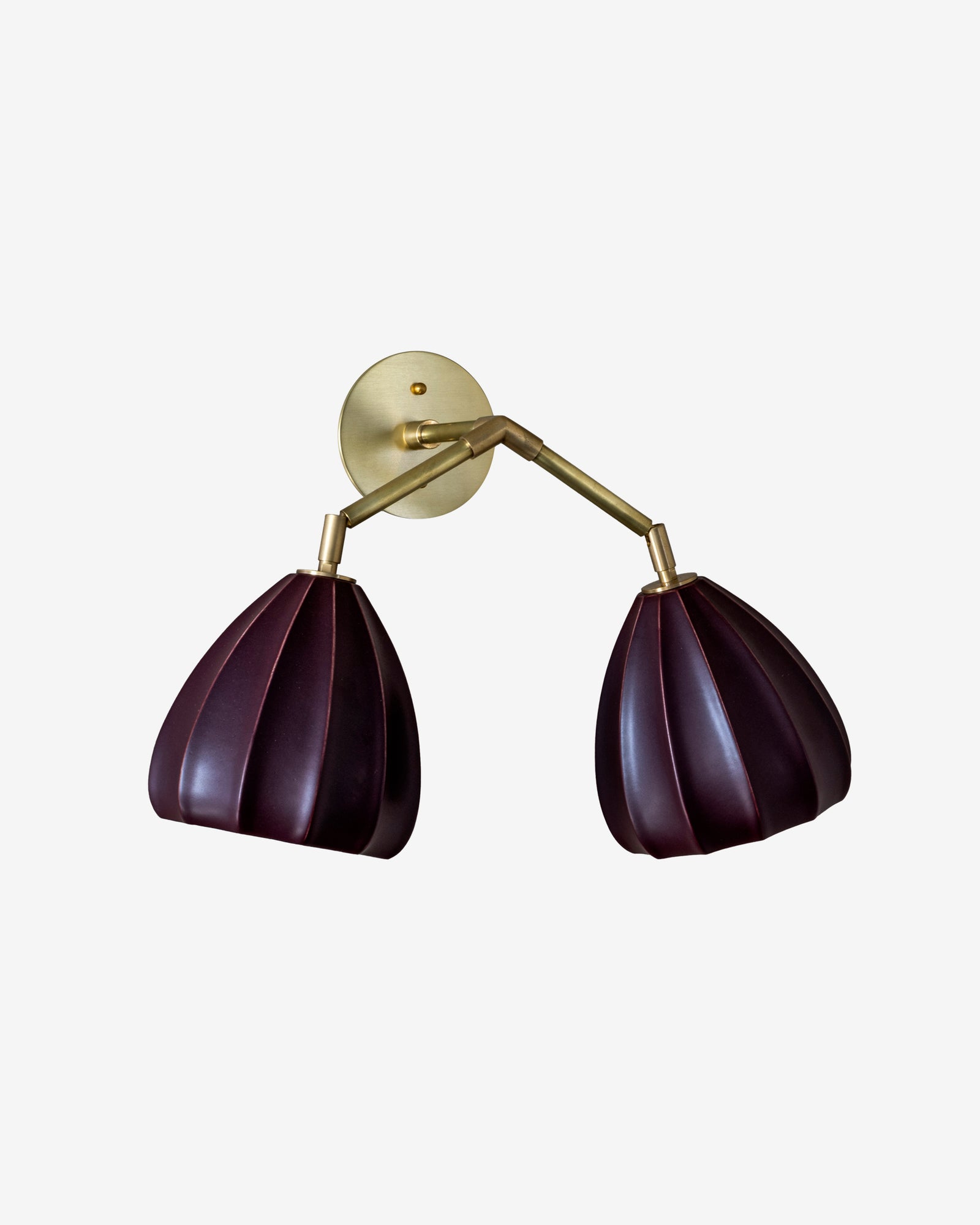 Matte Crowberry with Hewn Brass Hardware