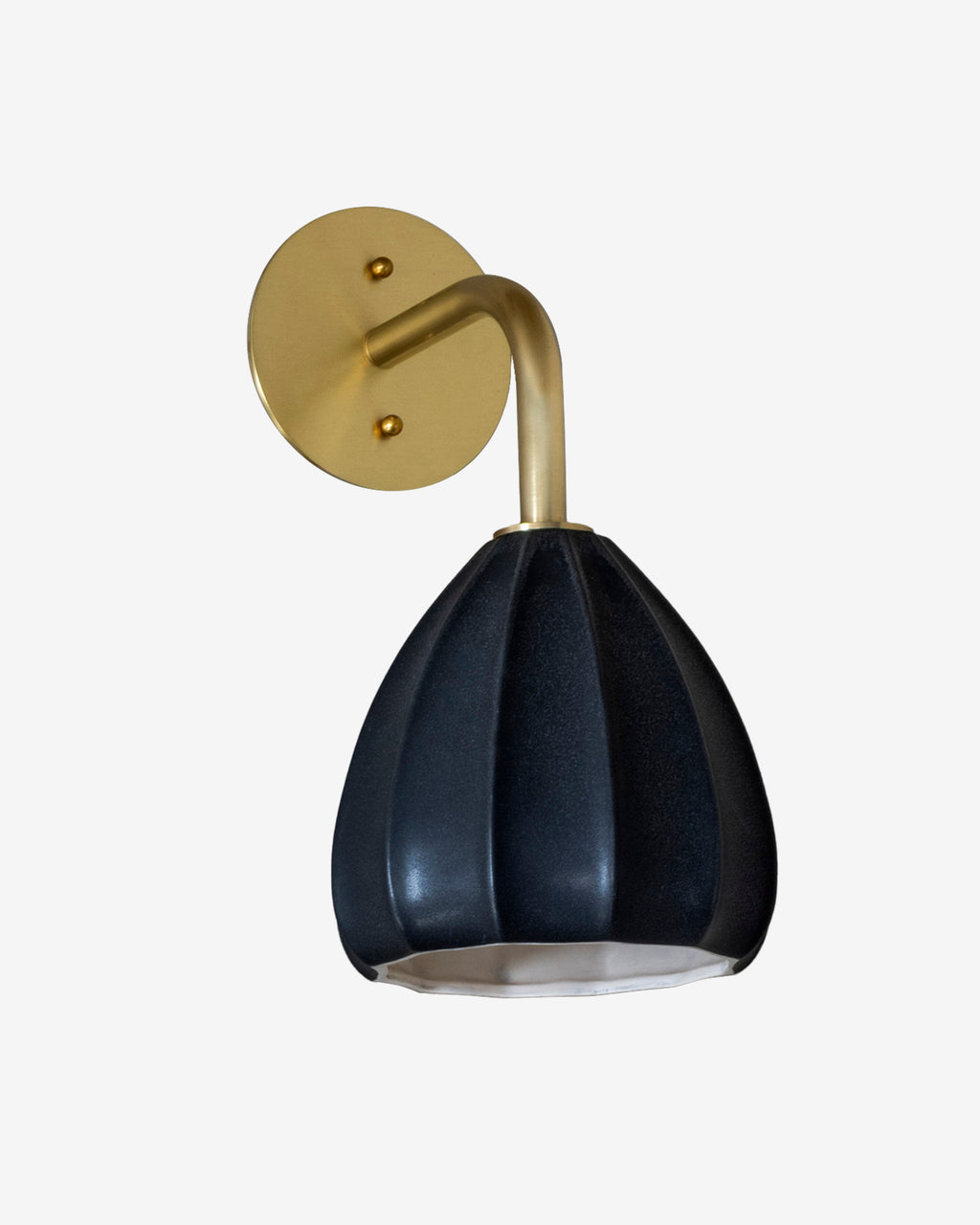 Matte Ash with Hewn Brass Hardware