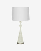 White Parchment on Warm Silver Stand with 16" Drum