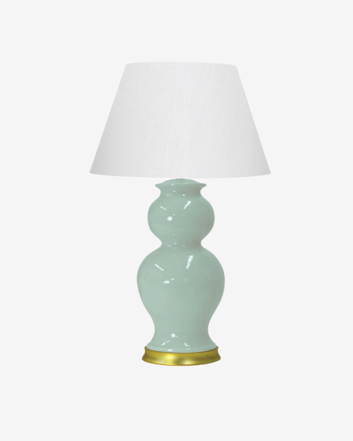 Blue Celadon on Gold Stand with 16" Empire