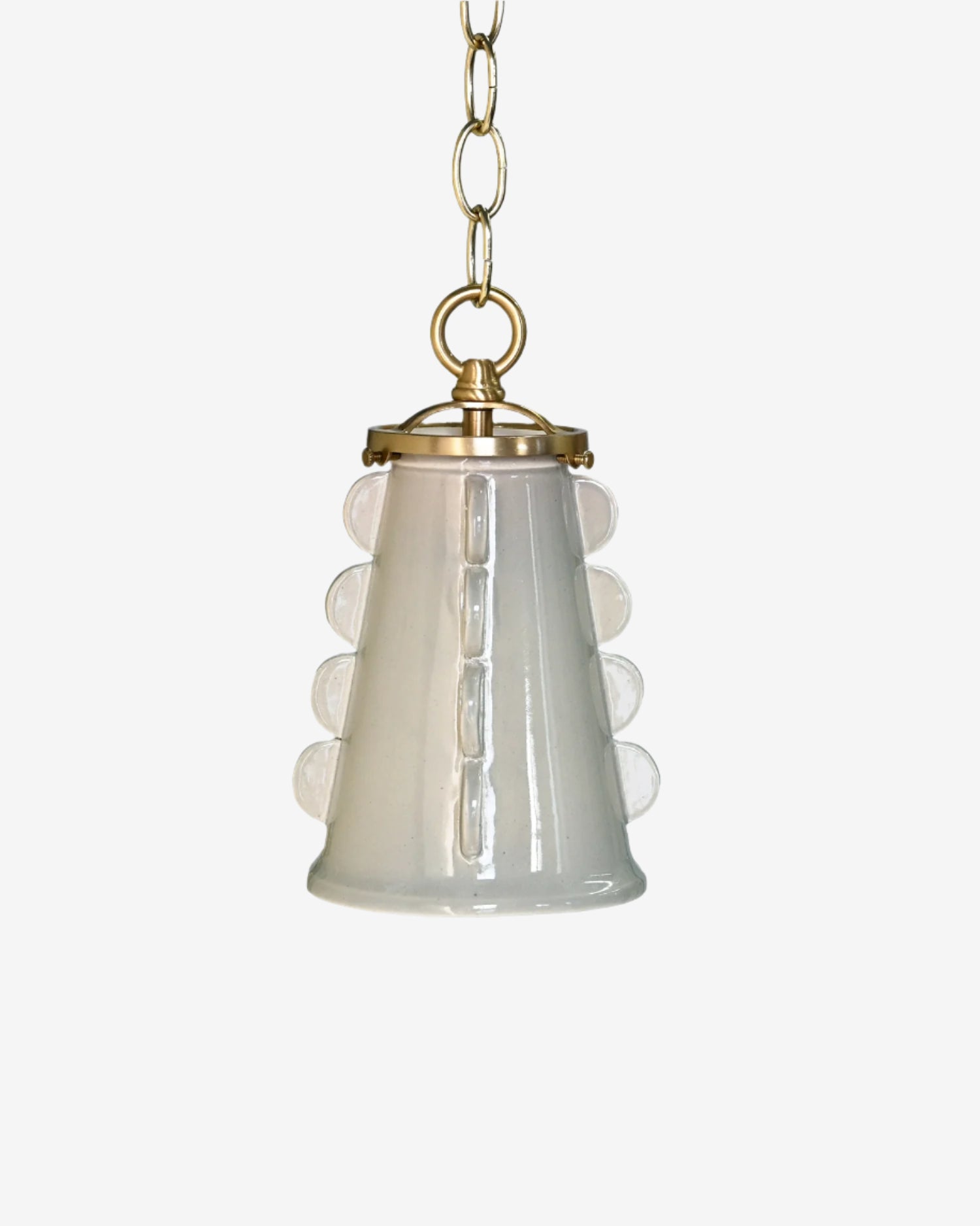 Greige with Hewn Brass