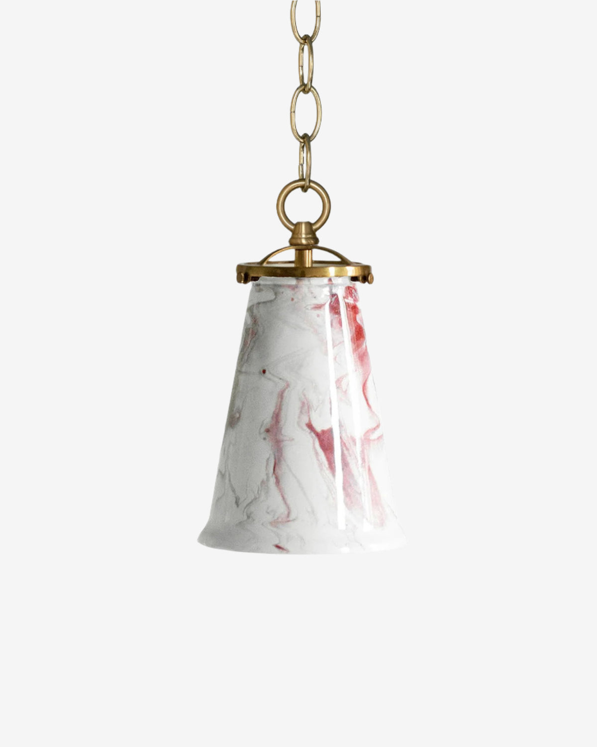 Marbleized Lobster with Hewn Brass