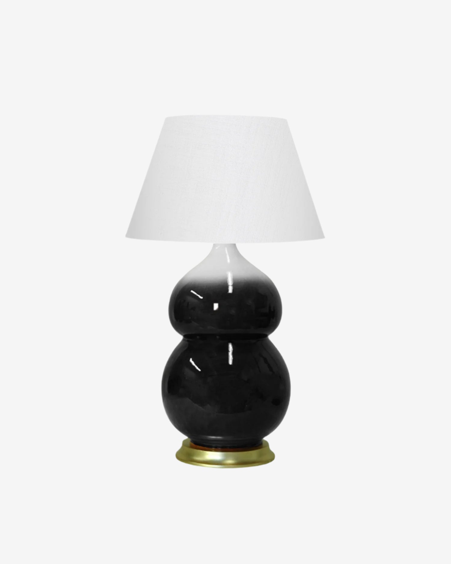 Ebony on Gold Stand with 16" Empire