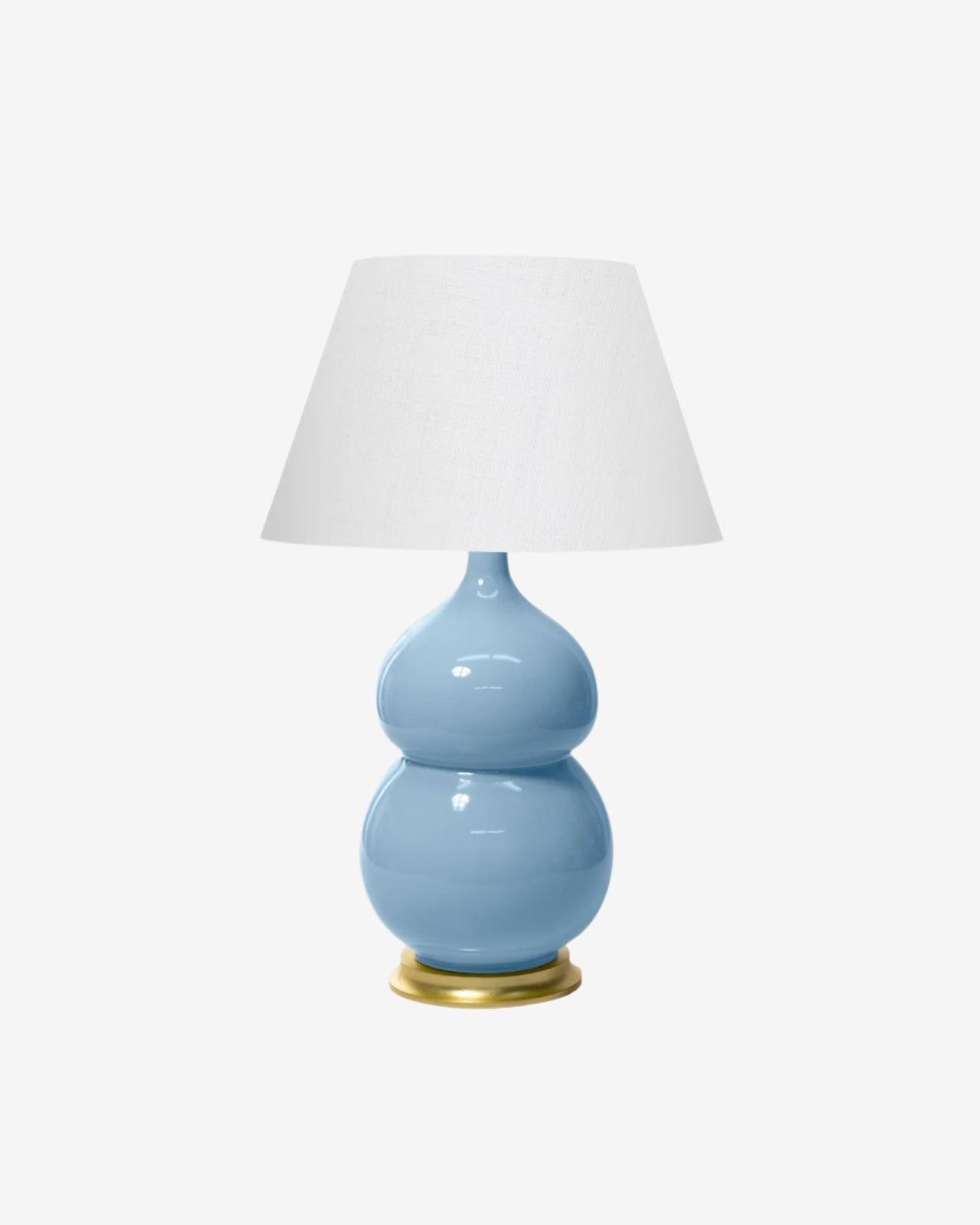 Cornflower on Gold Stand with 16" Empire