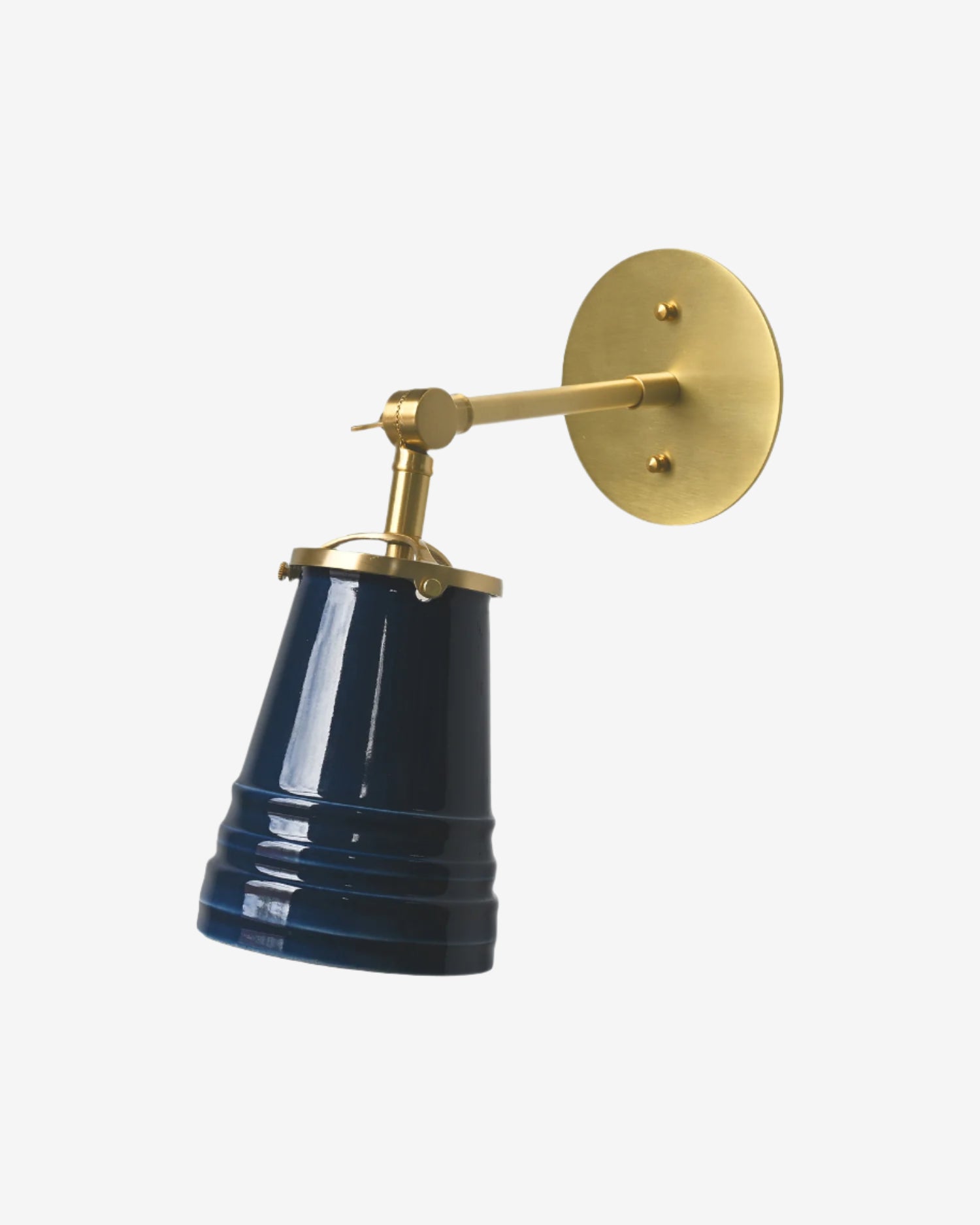 Navy with Hewn Brass