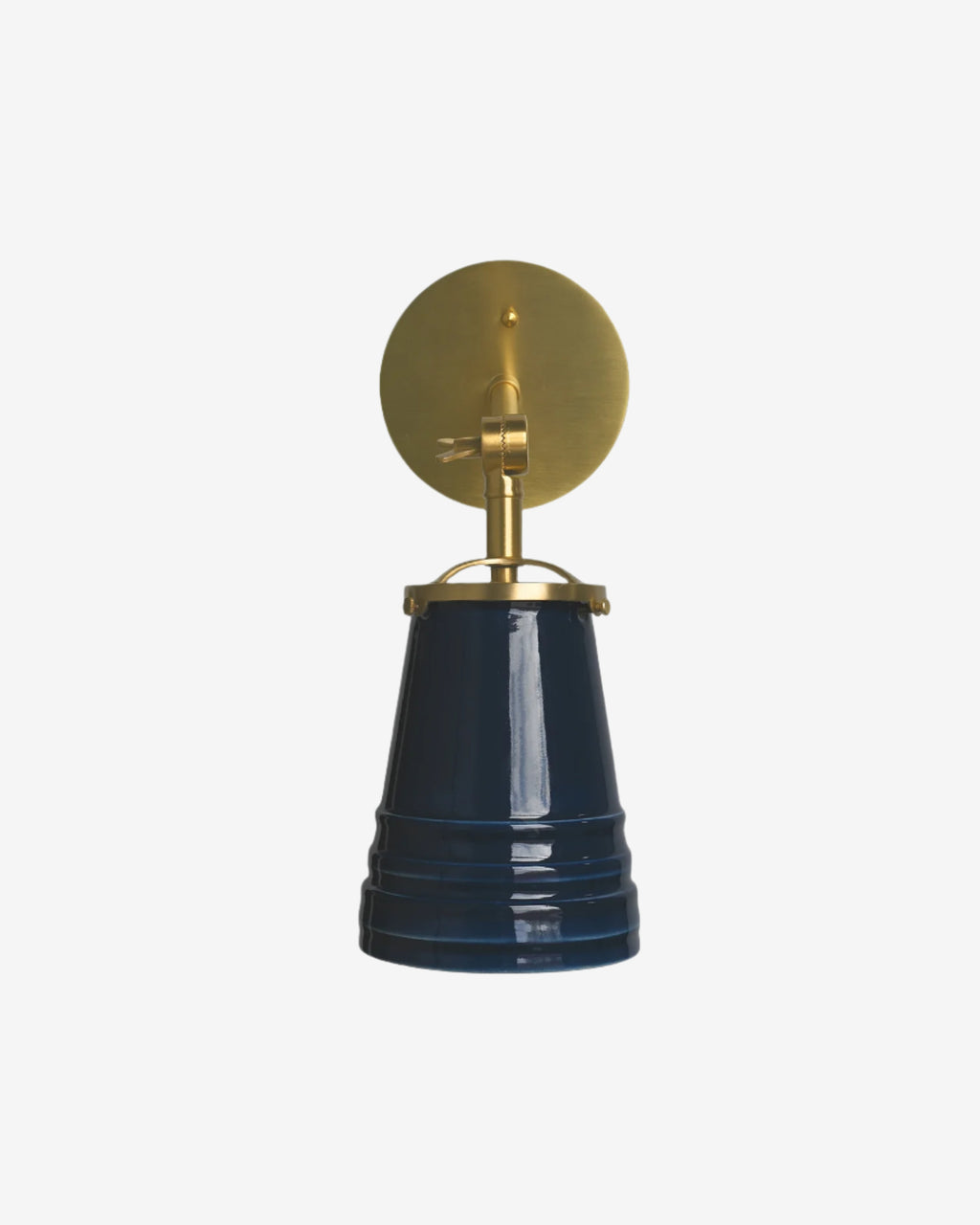 Navy with Hewn Brass