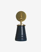 Navy with Hewn Brass