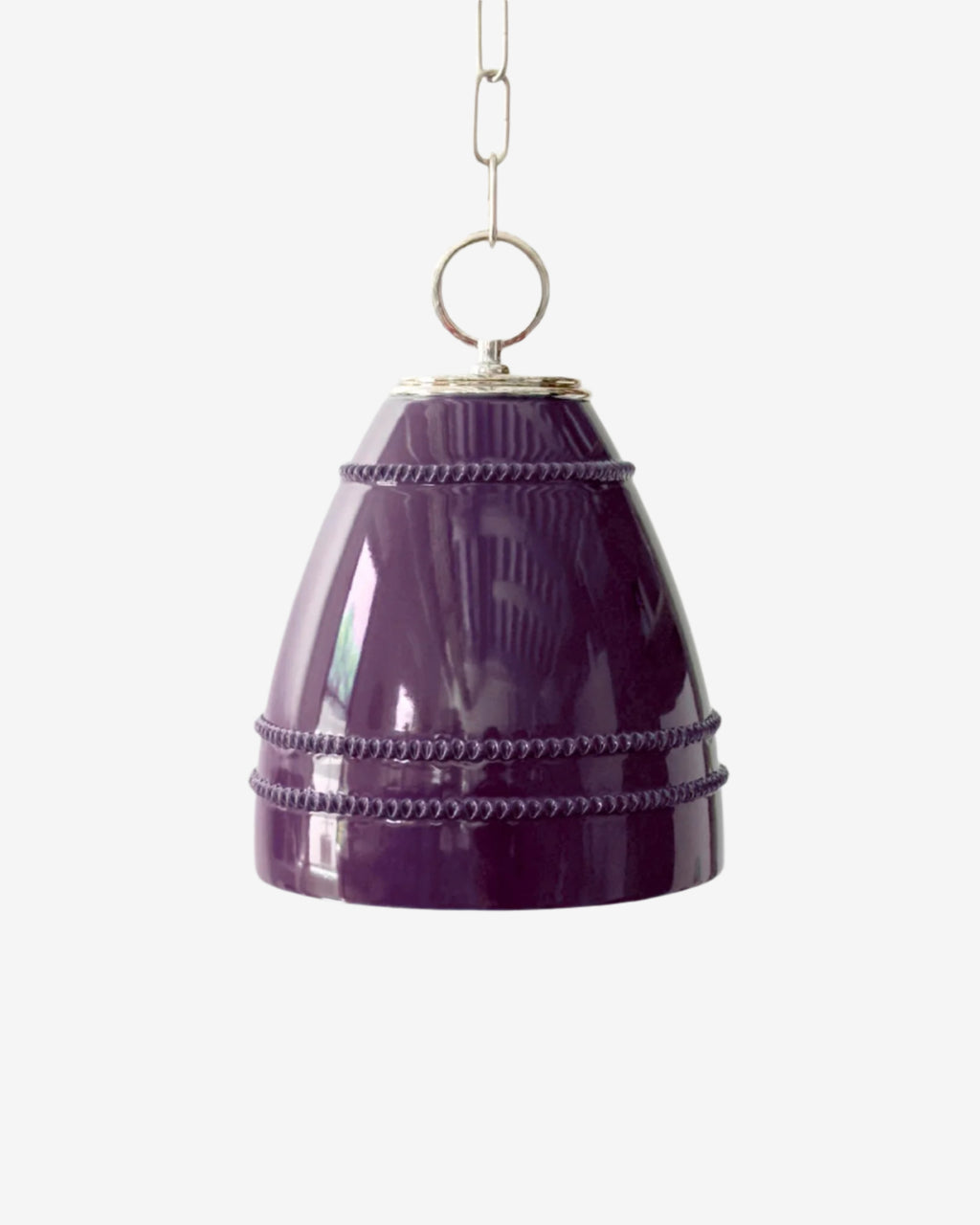 Aubergine with Polished Nickel