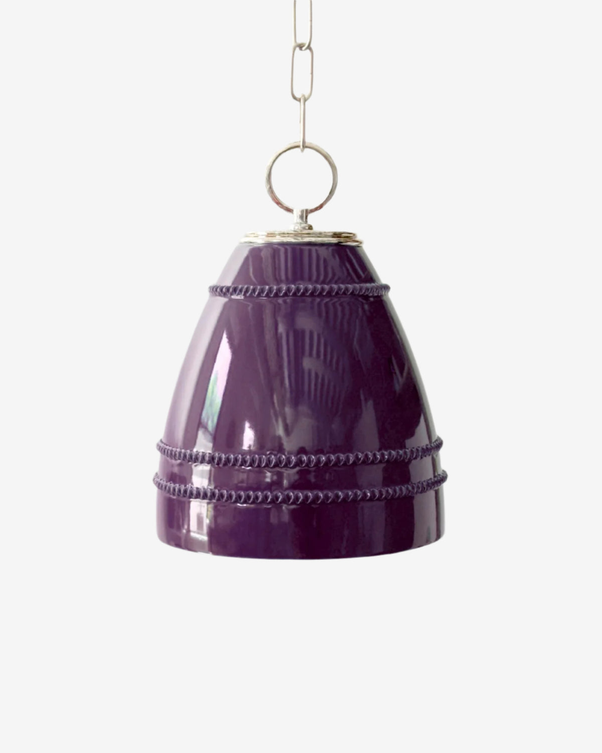 Aubergine with Polished Nickel