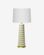 White Parchment on Gold Stand with 16" Drum
