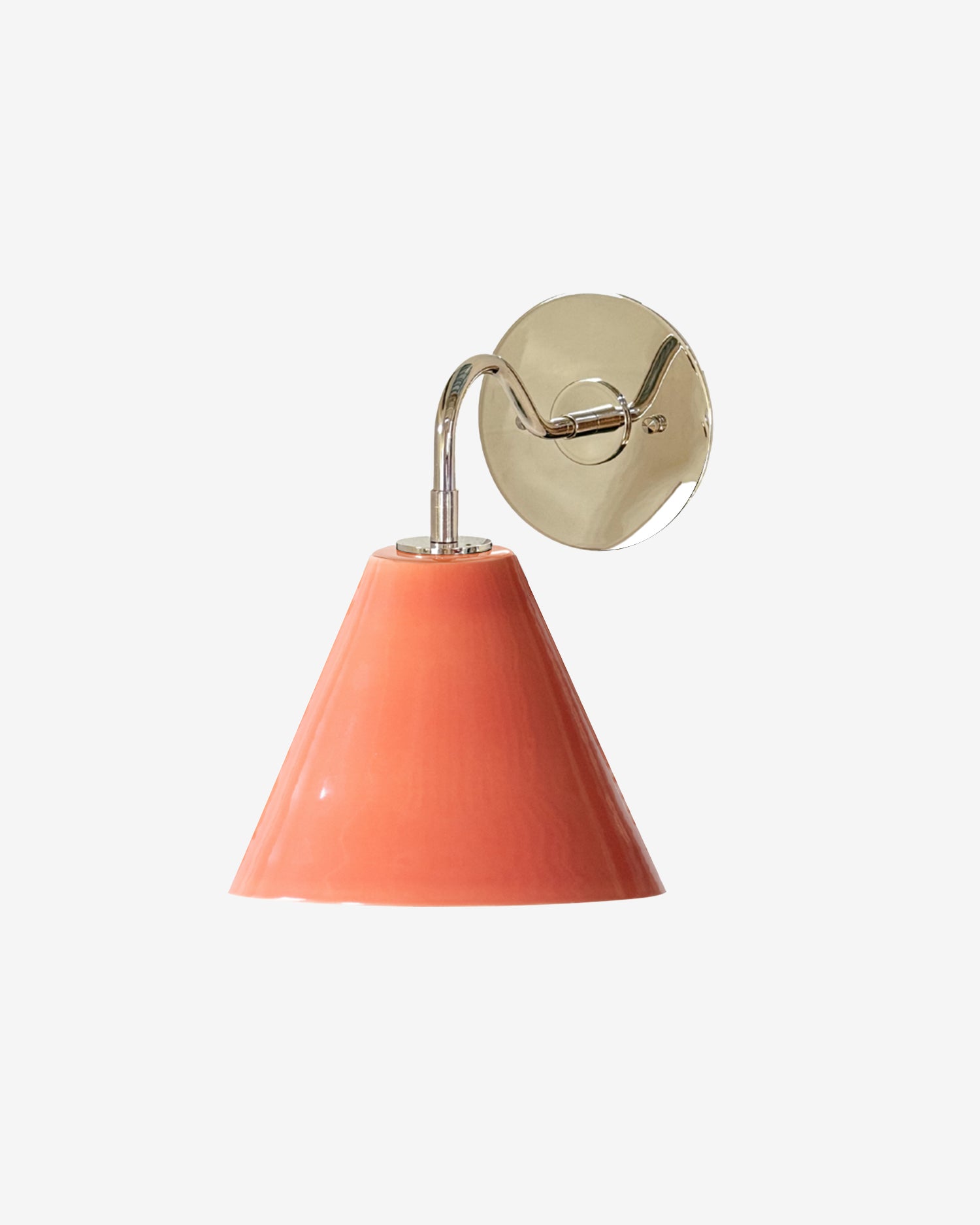 Papaya with Polished Nickel